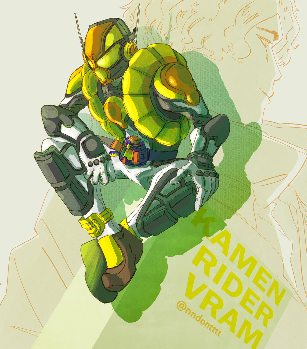 nndontttt_art's tweet photo. Kamen rider Vram https://t.co/VQO0dkp5tX