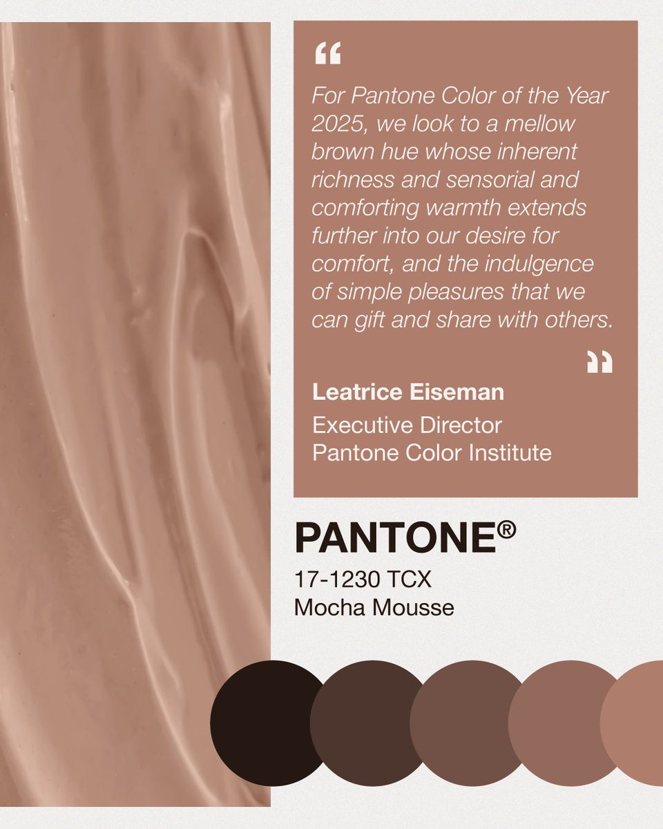 GetTheAgency's tweet photo. 2025 Color Of The Year lookin' like a snack 😋 https://t.co/ALFO9zUONI
