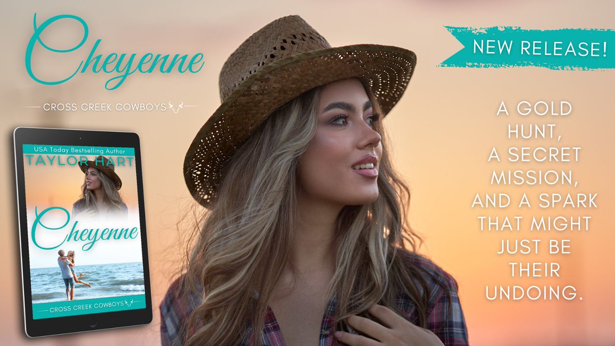 NEW Release! Cheyenne is SUCH fun whirlwind romance with a suspenseful gold hunt, plus it has ALL THE THINGS that make the Cross family and the Stone family A-MAZING! So excited for you to read it! Grab your copy HERE: amzn.to/3XzX4hr