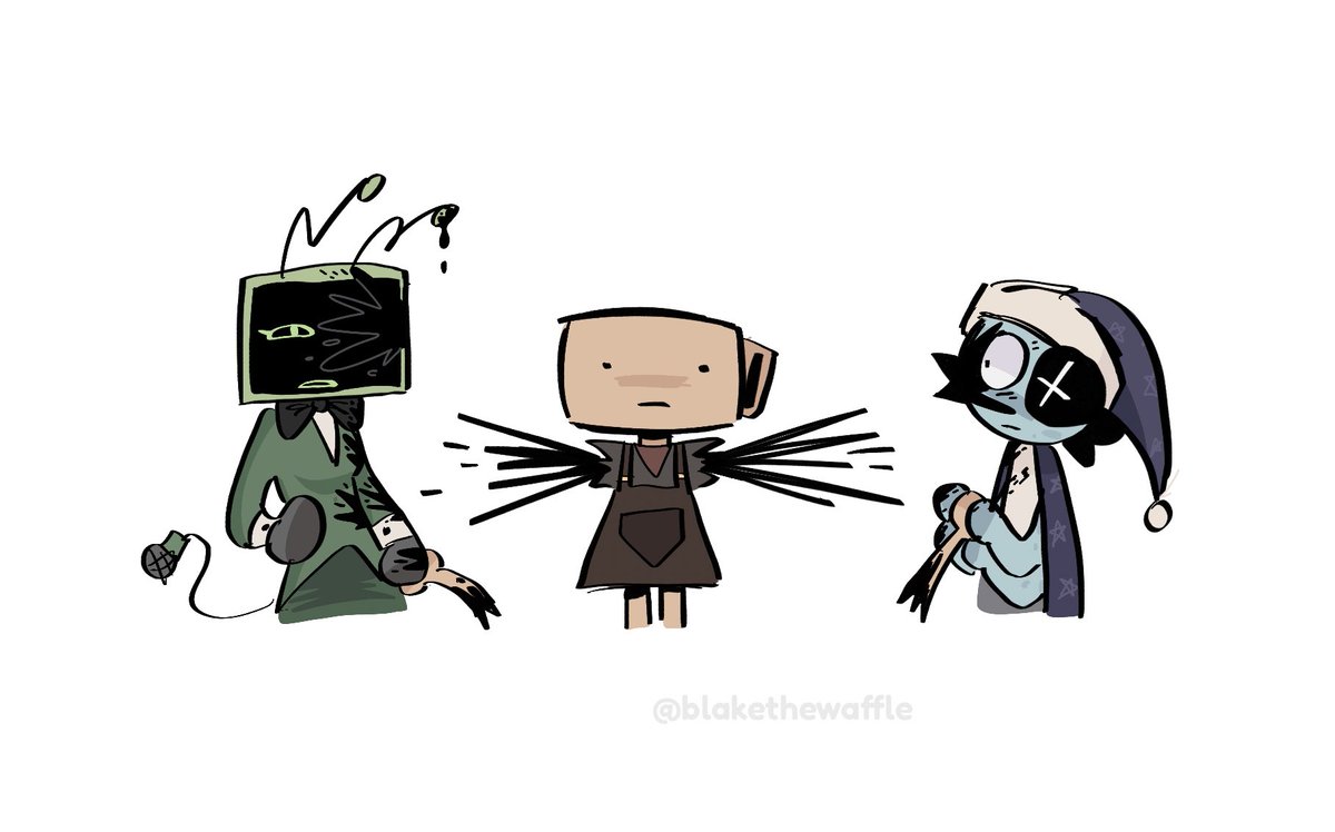 blakethewaffle's tweet photo. lowkey what being a multishipper feels like #dandysworld #shellvision #moonshell https://t.co/FGb1e81AJP