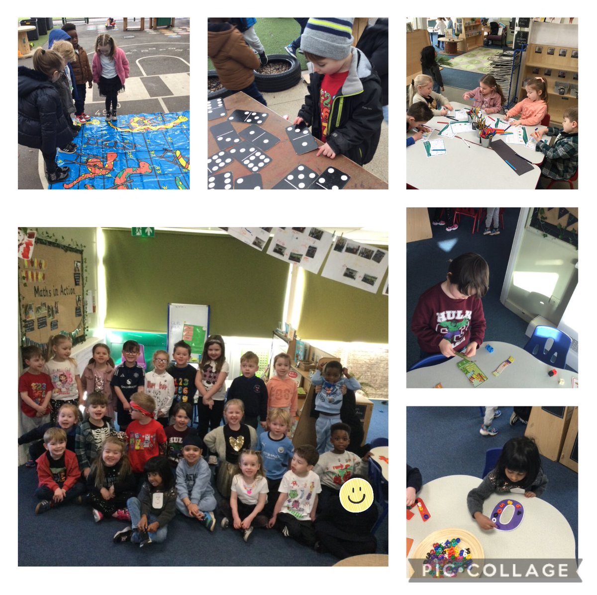 We have really enjoyed #NSPCCNumberDay, we played snakes and ladders, dominos, created maths pictures and lots more! What a fun day of Maths!

#EYFS 
#STMMaths 
#NSPCC