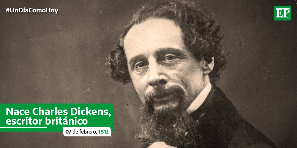 Diario_EP's tweet photo. #Undíacomohoy | Muchos lo consideran el mejor novelista de la época victoriana. Sus libros tienen una popularidad sin precedentes durante el siglo XX. Críticos y estudiosos reconocen a Dickens como un genio literario.
#Efemérides #DiarioEP https://t.co/fEkSEkUs7a