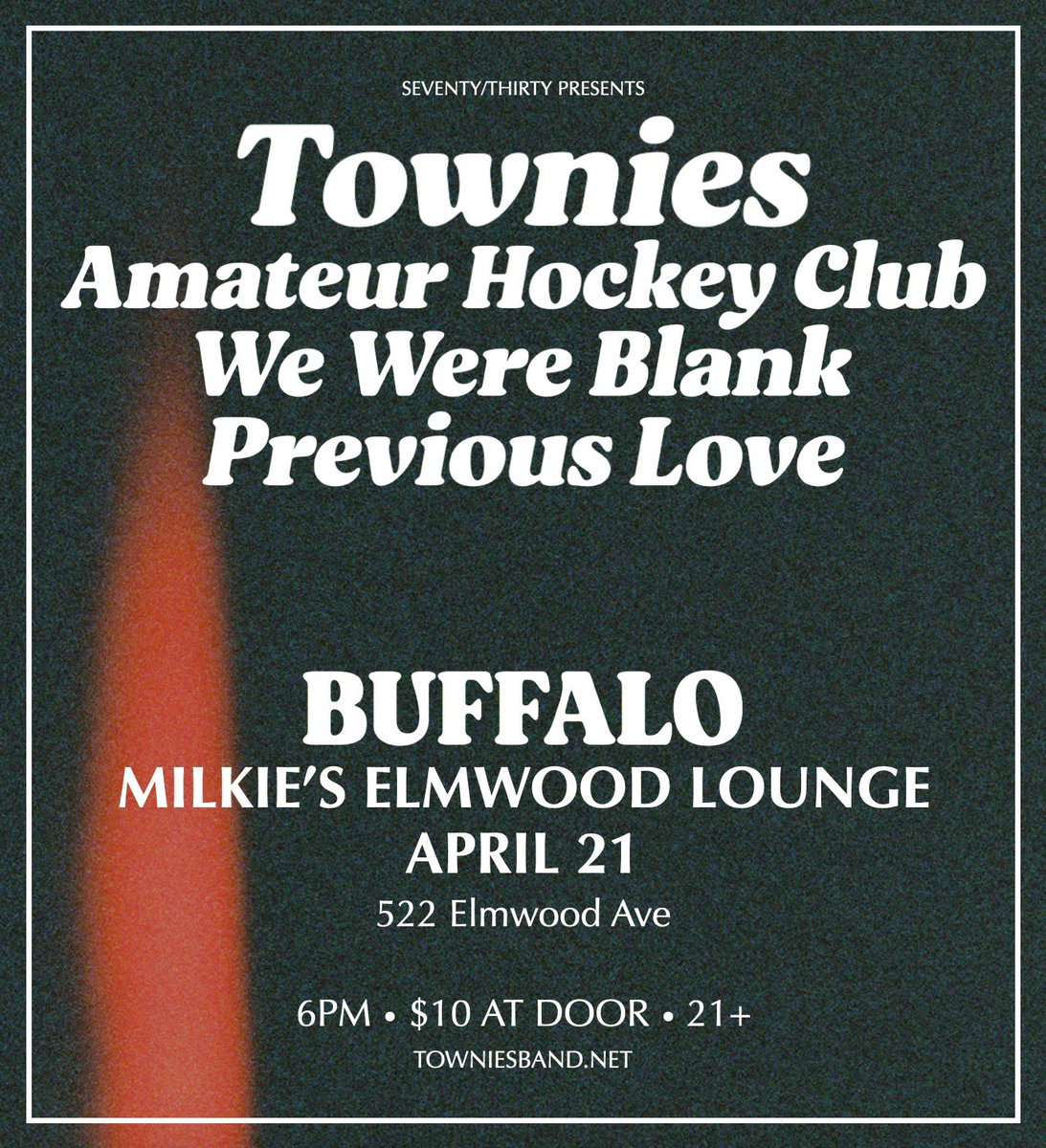 BUFFALO 4/21 @ MILKIES