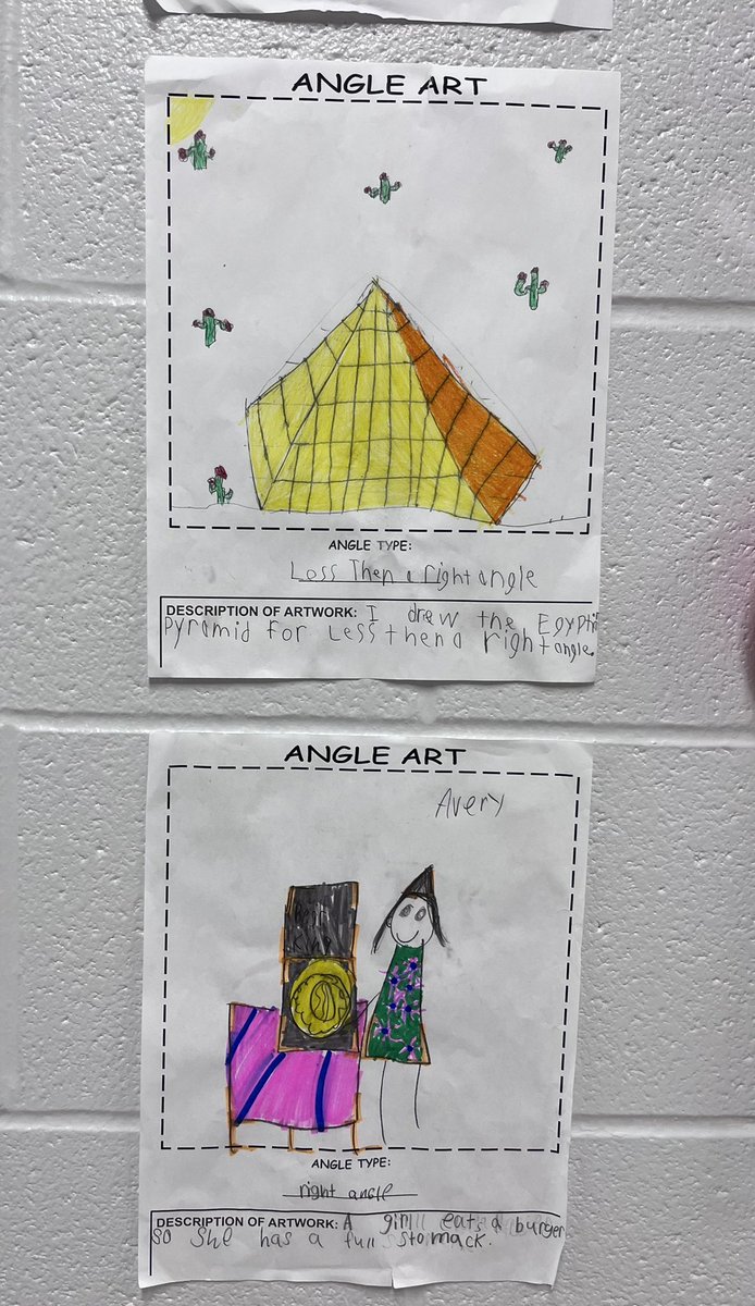 In ❤️ LOVE ❤️with this Angle Art from the students in <a href="/Mrs__Sousa/">Melissa Sousa</a> class 😍Math is everywhere 💕 #dpmath <a href="/StBenedictDP/">StBenedictRavens</a>