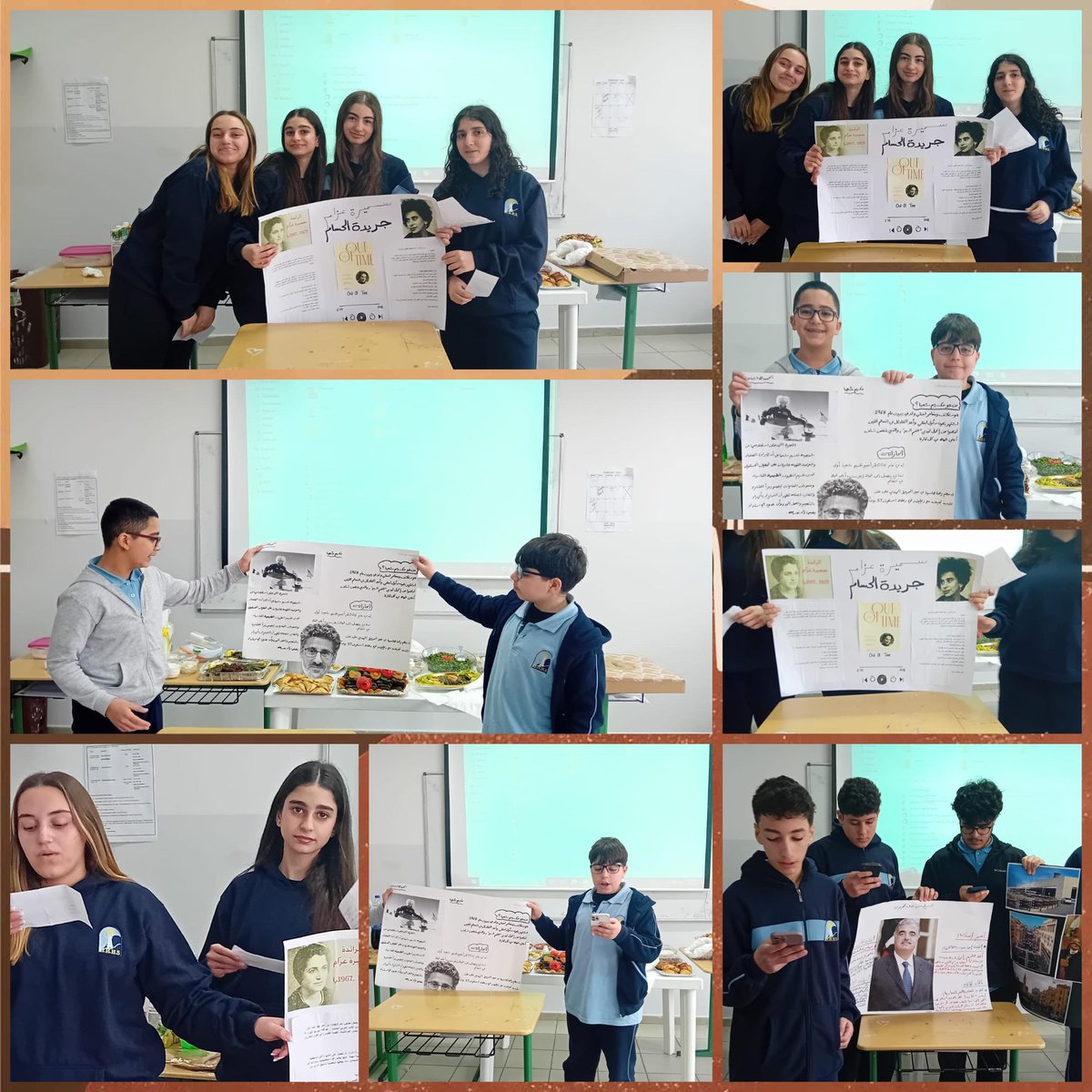 في ختام محور السّيرة، أبدع متعلّمو الصّفّ الثّامن في مهمّة أدائيّة تجسّدت فيها روح البحث والاكتشاف، حيث أنجزوا مشاريع متميّزة عن شخصيّات لبنانيّة رائدة، واستحضروا عبق التّراث من خلال أطباق لبنانيّة زيّنت الحصّة بنكهات الأصالة.
<a href="/DidiSaleh10/">Diana Saleh</a> <a href="/dina_jradi/">Dina Jradi</a> <a href="/Hhhsinfo/">Houssam Hariri HS</a> <a href="/RimaBissani/">Rima Bissani</a>