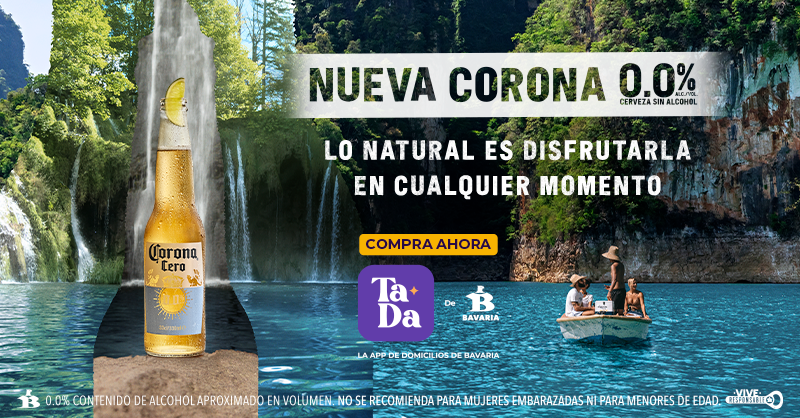 Familia_Corona's tweet photo. Descubre la nueva Corona Cero, con 0% alcohol y hecha con ingredientes naturales. Pídela ahora por TaDa y recíbelas frías y en minutos para tomarte una pausa en cualquier momento del día. 🍃🍻