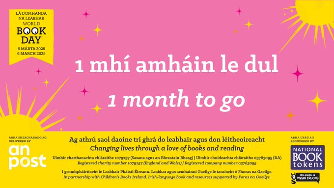 Sarah Webb (@sarahwebbishere) on Twitter photo Irish Teachers we will be announcing our #WorldBookDay 2025 event plans soon.
Our hugely popular <a href="/HalfwayUpBooks/">Halfway up the Stairs</a> live interactive online events are back!
If you want to be 1st to hear the details, email the shop now & join our teachers' mailing list! info@halfwayupthestairs.ie Irish Teachers we will be announcing our #WorldBookDay 2025 event plans soon.
Our hugely popular <a href="/HalfwayUpBooks/">Halfway up the Stairs</a> live interactive online events are back!
If you want to be 1st to hear the details, email the shop now & join our teachers' mailing list! info@halfwayupthestairs.ie