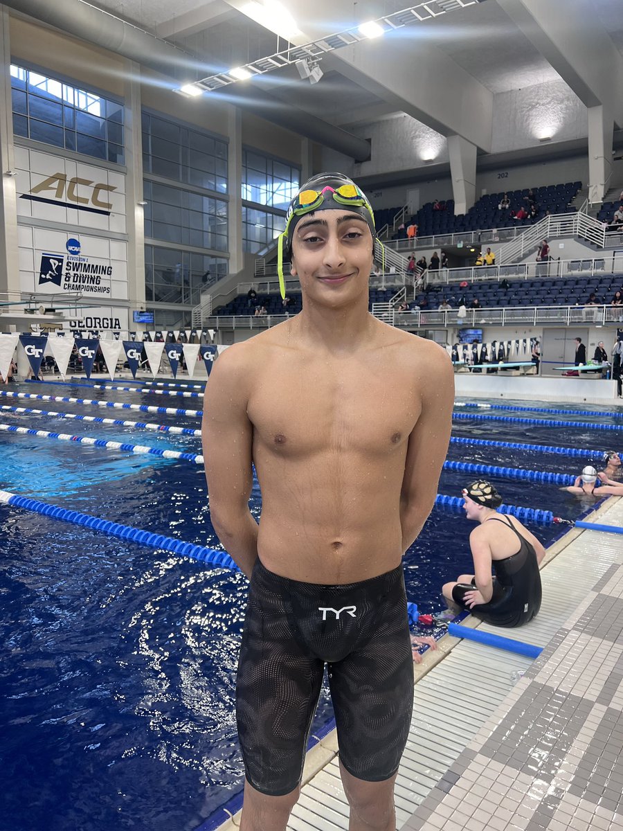 New School Record ALERT! 

Nakul Karumbiah - 100 Breaststroke with a time of 1:00.57