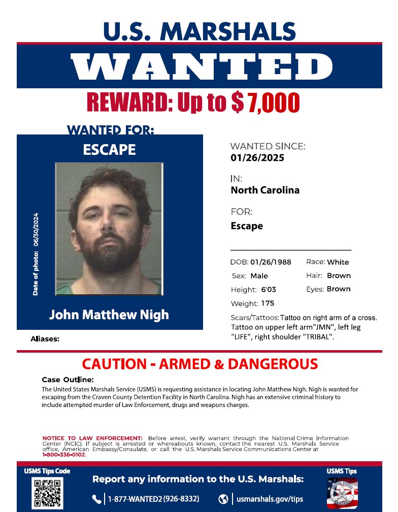 USMarshalsHQ's tweet photo. Wanted by the U.S. Marshals.  To submit a tip about a fugitive, call 1-877-WANTED-2.

#USMarshals #USMarshalsWanted https://t.co/hgE3YyMX9s