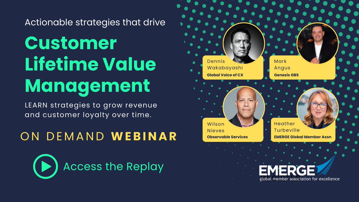 OnviSource's tweet photo. Gain insights on #CX , customer loyalty and retention to maximize #CustomerLifetimeValue  👉 On-demand webinar sponsored by OnviSource.  https://t.co/ybYe7O6kLd Expert panelists deliver an informative discussion packed with useful guidelines to manage, protect and extend #CLV . https://t.co/PIPwWlGxfD