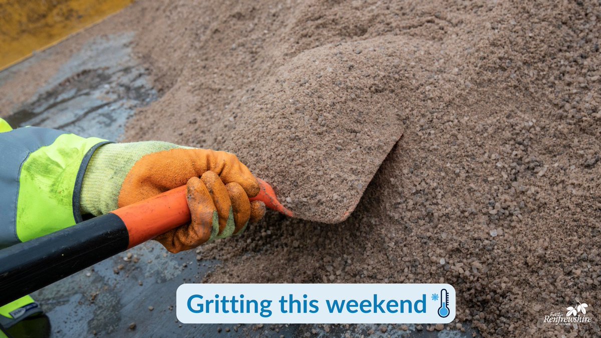 We're gritting this weekend! 🧂

Tonight gritters will be out treating priority routes from 4pm and again from 4am. We'll also have teams out gritting priority pavements from 4am.

Find your nearest grit bin and details of priority routes and pavements at: orlo.uk/be9Zj
