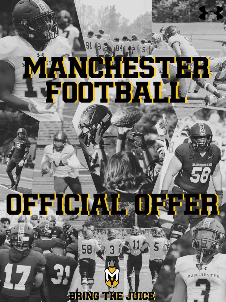 After a great conversation with   <a href="/CoachMetkler/">Zach Metkler</a>  and <a href="/CoachV_MU/">Vann Hunt</a> I’m blessed and grateful to receive my first offer from Manchester University <a href="/MU_SpartanFB/">Manchester Football</a>