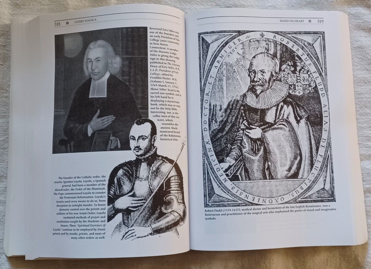 Codex Magica is the most PROLIFIC and thoroughly-researched reference book published on the hidden world of the occult and secret societies. A voluminous book containing a wealth of extensively sourced information. A must read for anyone in the know: amazon.com/Codex-Magica-M… #ad