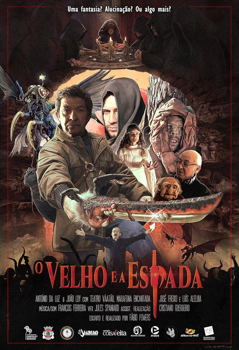 La película portuguesa "O velho e a espada" (2024) aka "The old man and the demon sword" de <a href="/Fabio_Powers/">Fábio Powers</a> gana la Sección Oficial de CUTRECON 14.

cutrecon.com/the-old-man-an…