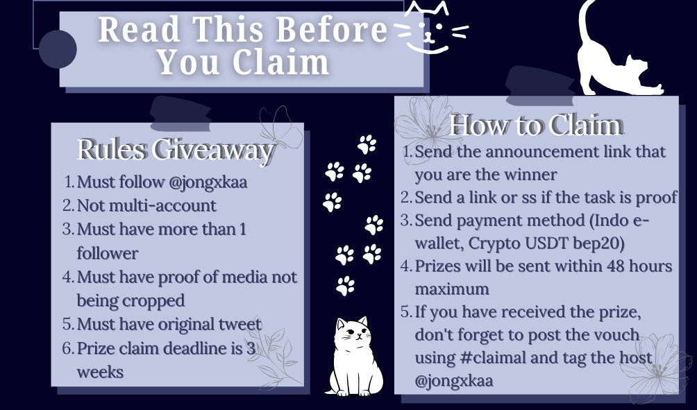 claimal || Please read the pin tweet media