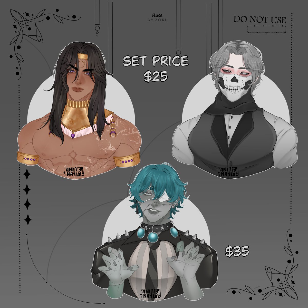 Aninahey's tweet photo. Henlo, cutiess!! I'm opening customs/ychs on these bases starting at $25
All of the characters have their owners already uwu
More info on the comments
#art #artmoots #adopts #designs #customs #commissions #opencommissions #open #opencustoms https://t.co/is5GBTQYZD