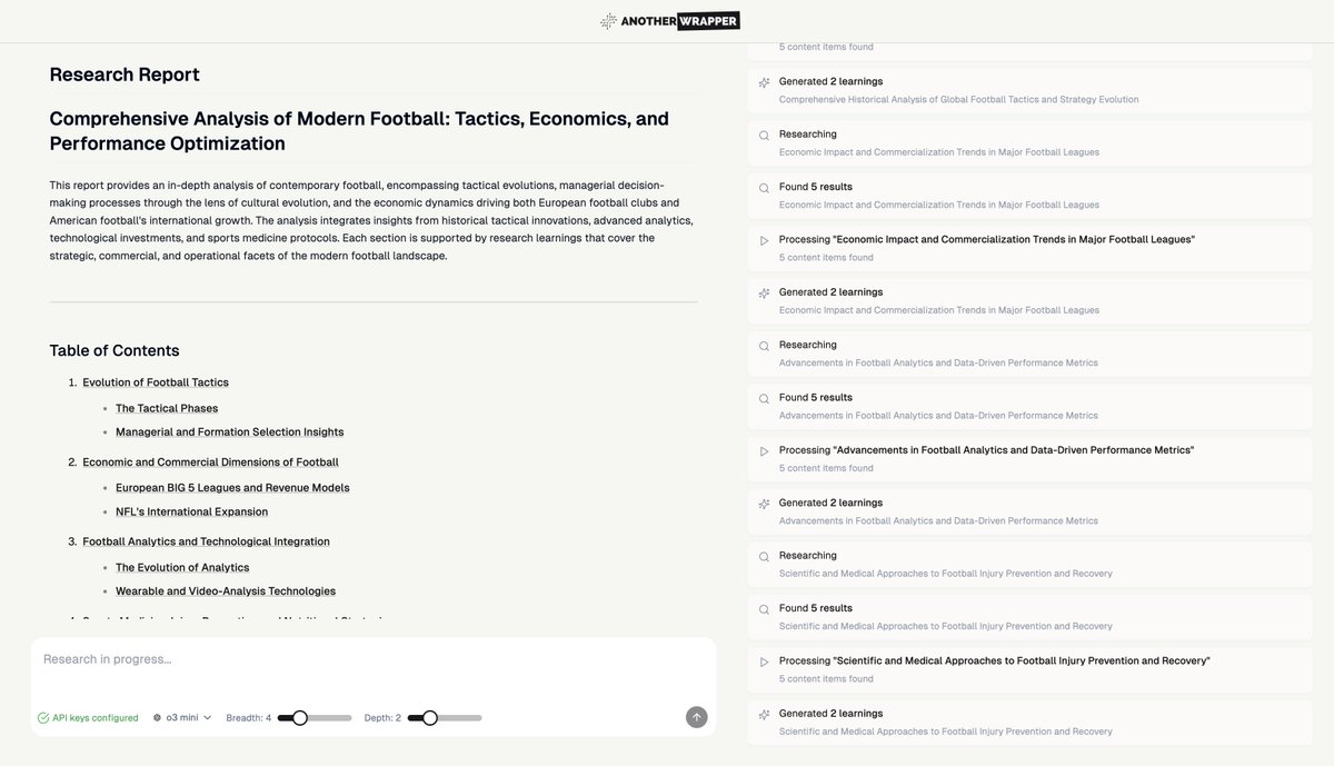 something is cooking