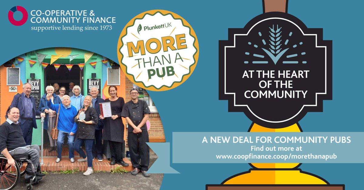 coop_finance's tweet image. Are you part of a Community Owned pub? 🍻 

Find out how you could receive a loan between £75,000 to £100,000 to help build your business 

Read more here 👉 buff.ly/42BEGYv  #CommunityOwned #CommunityPubs