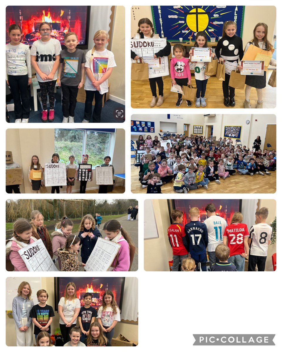 What a wonderful Number Day. Thank you to all parents and children for our amazing dress up day. What super effort has been made. We raised £86.13 for <a href="/NSPCC/">NSPCC</a> and had a fantastic day in our classes learning about different mathematicians. <a href="/MrsG_Gibson/">Mrs Gibson</a> <a href="/JoDowning3/">Mrs Downing</a> <a href="/MissNewboult/">Miss Newboult</a>