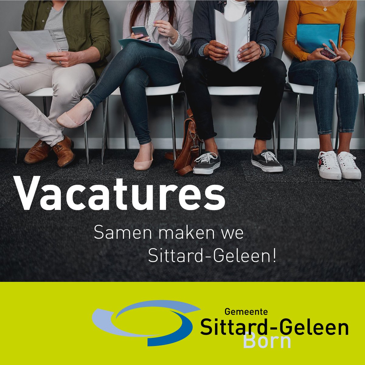 Wij hebben weer twee nieuwe vacatures:

- Allround Medewerker Tapijten bij team Productie en Diensten VIDAR (36 uur)
- Teamcontroller (36 uur)

Ben jij of ken jij de kandidaat die wij zoeken? Ga naar onze website voor meer informatie ⬇
sittard-geleen.nl/Bestuur/Vacatu…