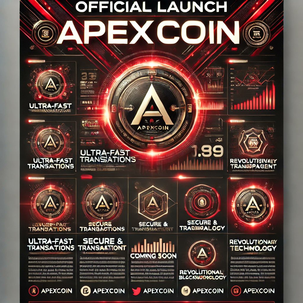 SolApexCoin's tweet photo. 🚀 ApexCoin – Official Launch Event! 🔥
ApexCoin is here to redefine the future of digital finance! Join us for the official launch of this next-generation cryptocurrency, designed for speed, security, and global accessibility. https://t.co/hA9ddkCxi4