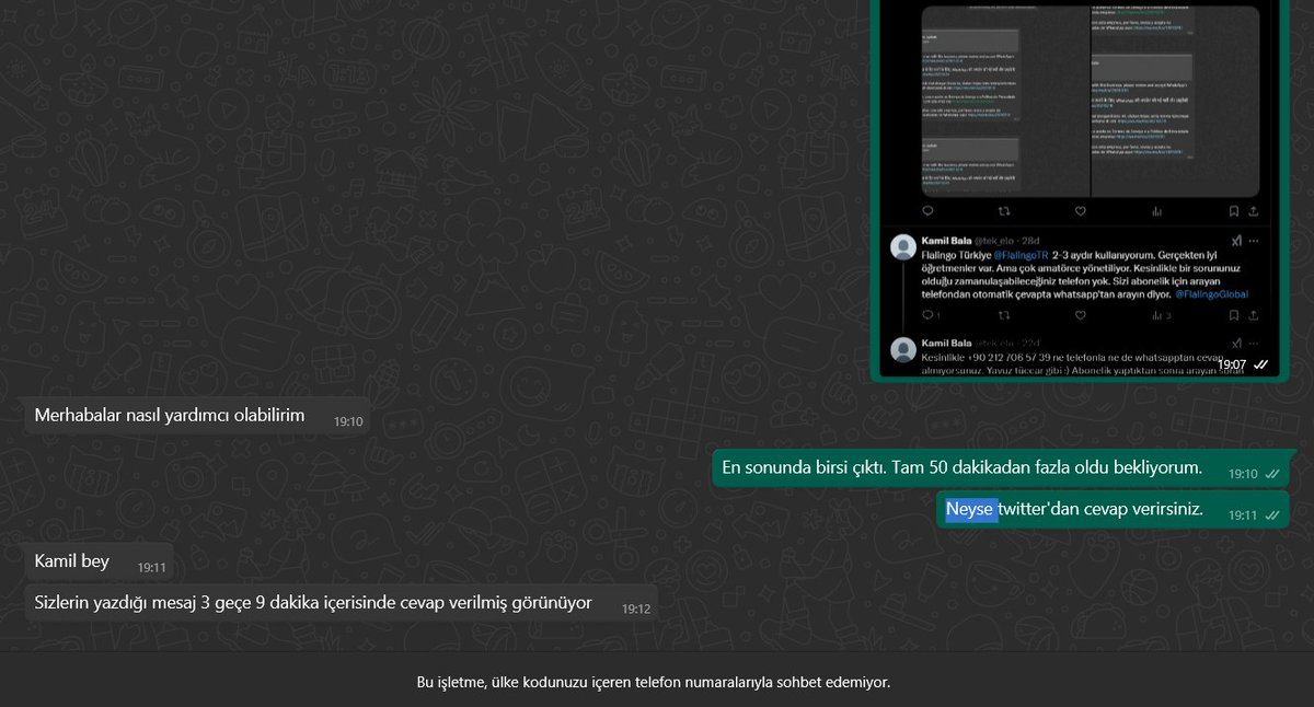 tek_elo's tweet photo. @FlalingoGlobal @FlalingoTR İspatamak için geri döndüğümde 18.22 bir baktım sohbete giriş yok https://t.co/rgiTZrt7A7