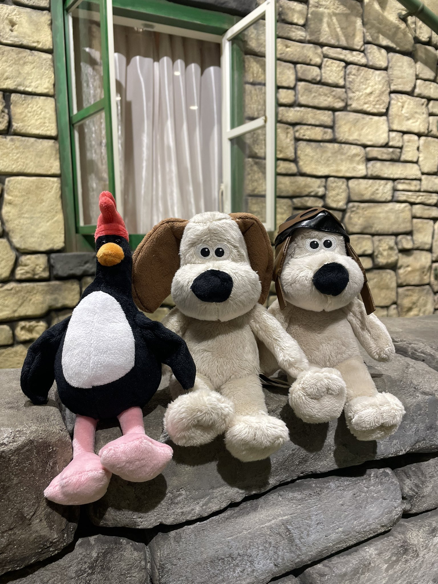 ウォレスとグルミット ぬいぐるみセット フェザーマッグロウ ひつじのショーン ひつじのショーンビレッジ ショップ&カフェ on X: