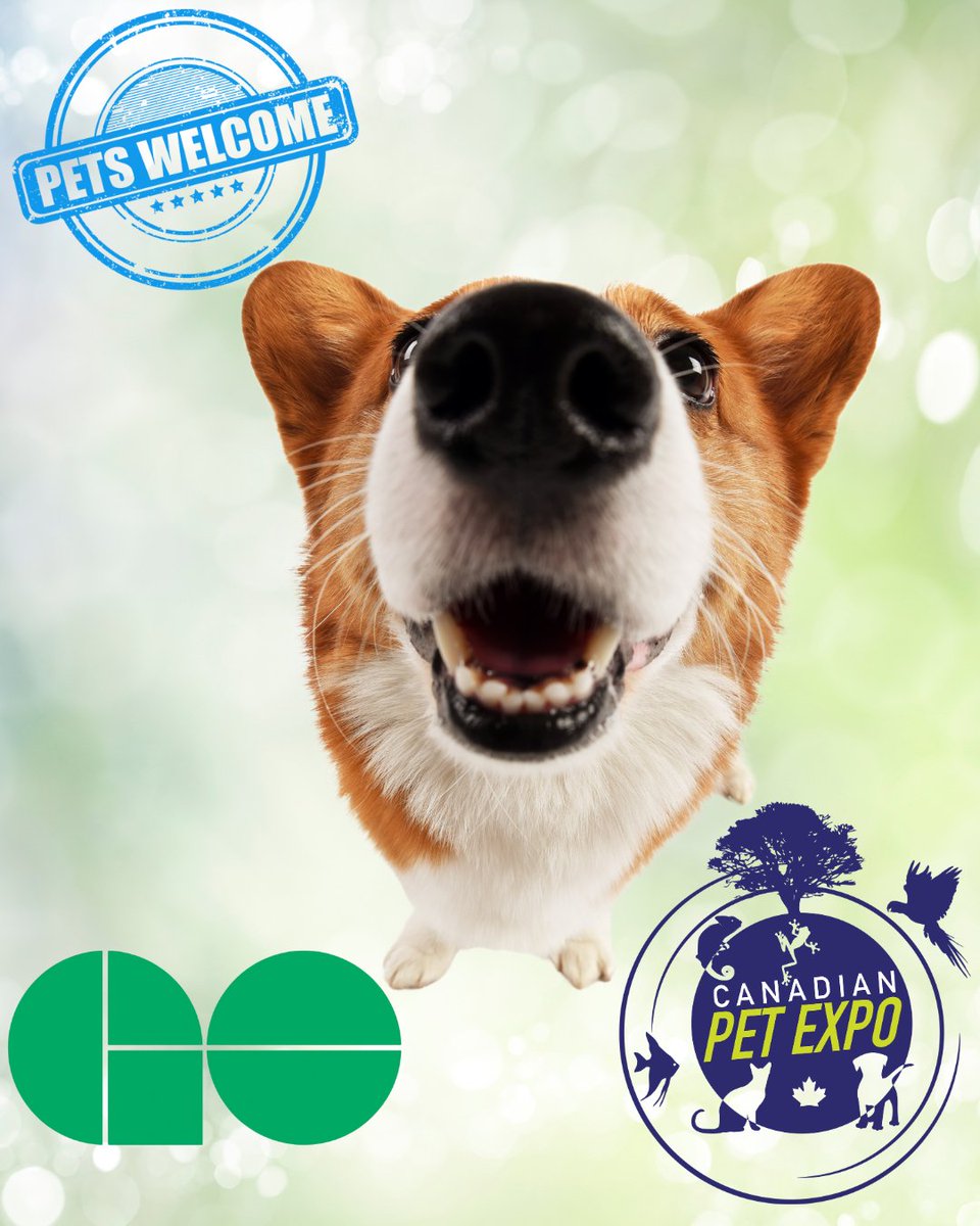 No car? No problem! The Canadian Pet Expo (April 18-20) is conveniently located at the International Centre which is adjacent to the Malton GO Station!  Visit GOTransit.com to plan your trip, and guess what?! Dogs GO Free!!