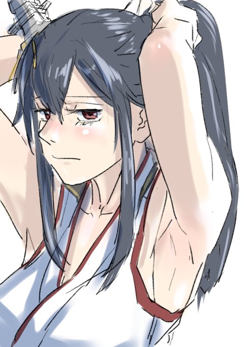 ウウーッもうだめだ!
山城が脇を見せながらポニテしてくれないとおちんちんが爆発する病にかかってしまった! 