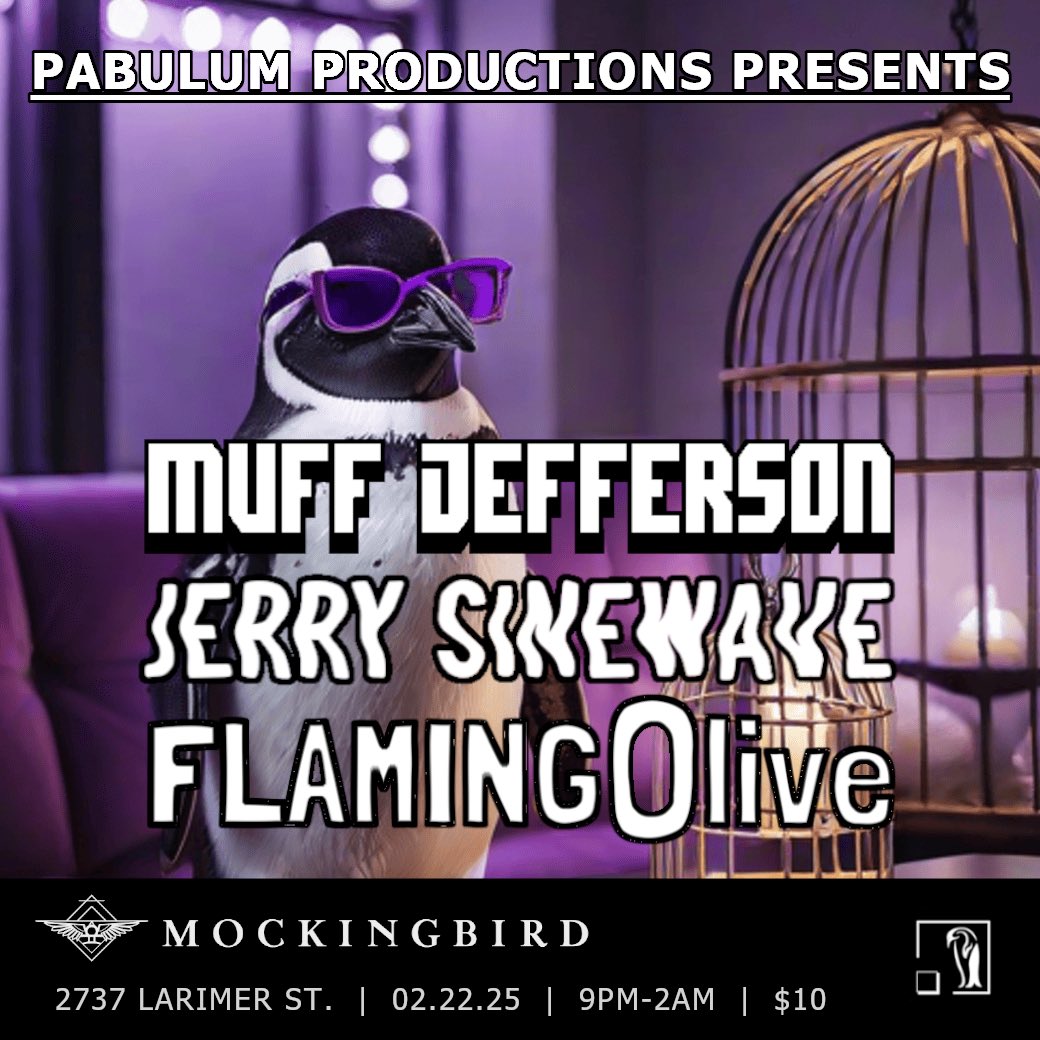 I’m invited to spin with two chill 🐧selectors. This isn’t our first time sharing the decks, so I’m looking forward to this night! Stretch those flightless wings in this enchanting venue on Feb. 22. Escape the cage; this event is not just for the birds.