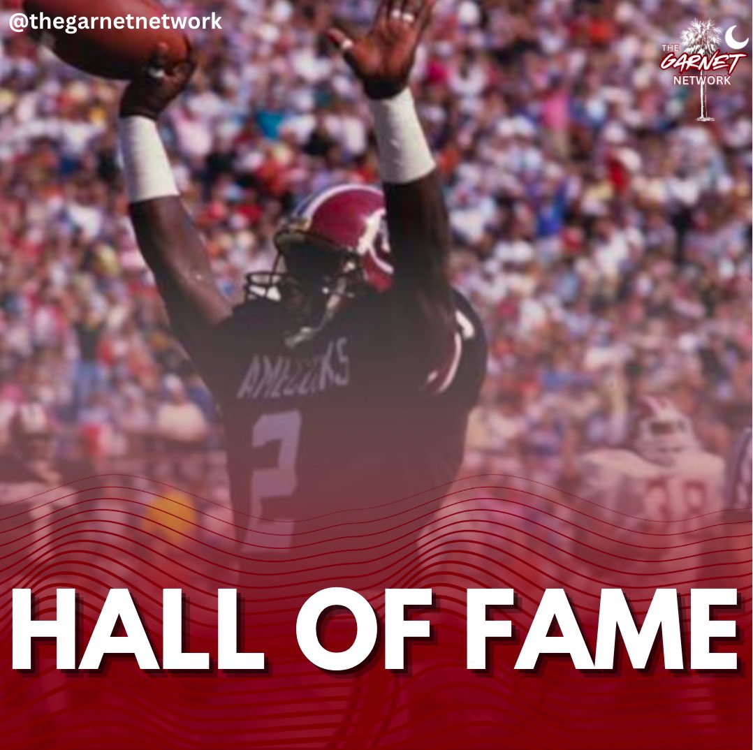 Former Gamecock legend Sterling Sharpe has been inducted into the NFL hall of fame! Spurs up!🤙🤙