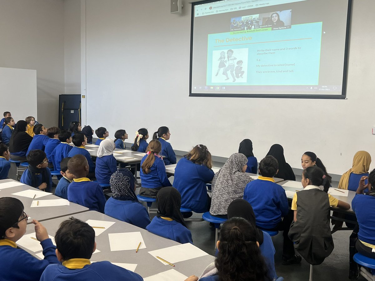Year 4 virtually met author Annabelle Sami today to learn about writing mystery stories. They enjoyed writing a short story together including the use of red herrings and clues to improve their writing skills <a href="/annabellesami/">annabelle</a> #writers #authors