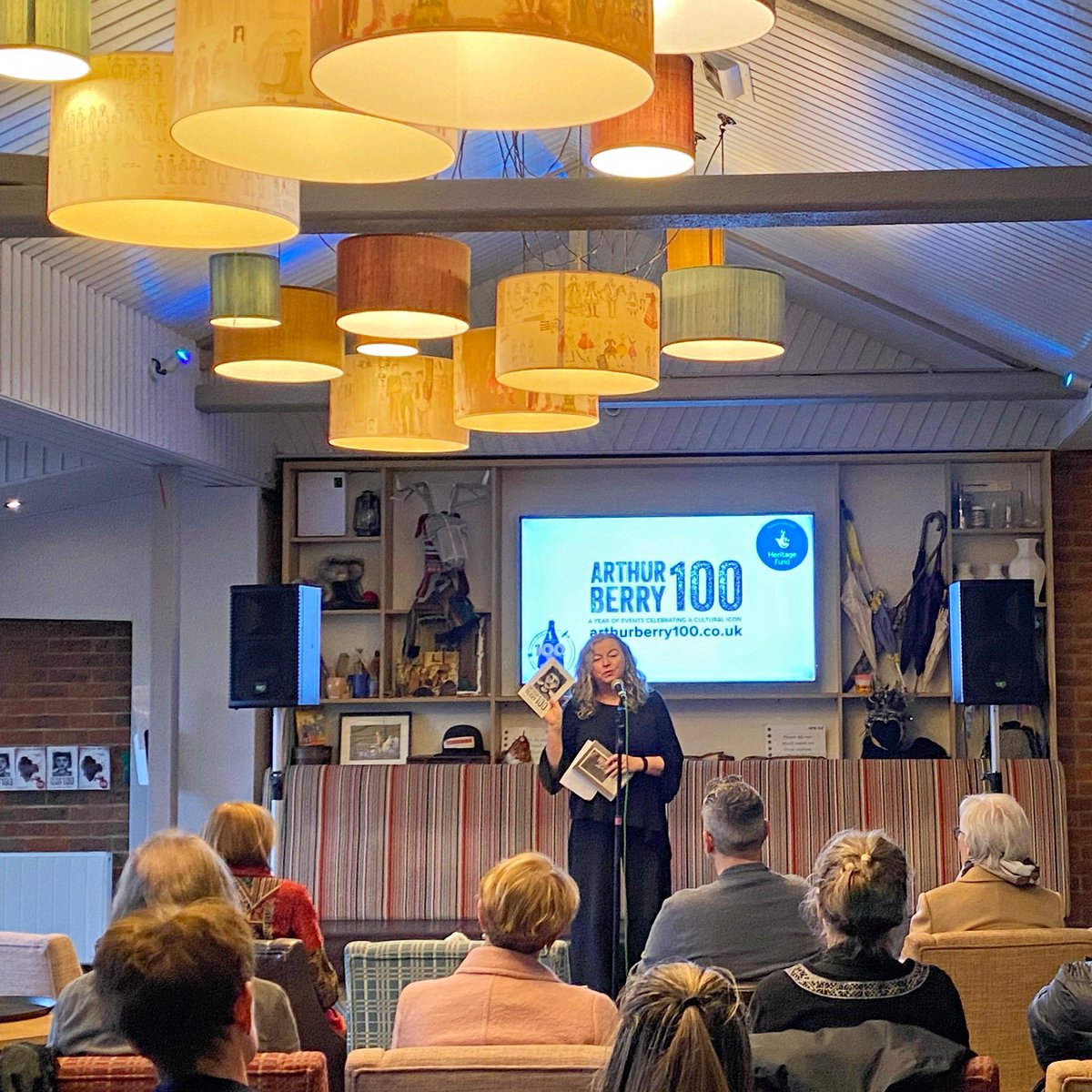 Stoke-on-Trent Centenary (@stokeontrent100) on Twitter photo 🎂It's not just Stoke-on-Trent turning 100 this year...
🖼️Today the Berry Raw Art Exhibition launched at <a href="/NewVicTheatre/">New Vic Theatre</a> - the first event for #ArthurBerry100.
👨🎨Berry grew up in the city and is the most famous artist from the Potteries.
➡️More info: sot100.org.uk/events/event/2… 🎂It's not just Stoke-on-Trent turning 100 this year...
🖼️Today the Berry Raw Art Exhibition launched at <a href="/NewVicTheatre/">New Vic Theatre</a> - the first event for #ArthurBerry100.
👨🎨Berry grew up in the city and is the most famous artist from the Potteries.
➡️More info: sot100.org.uk/events/event/2…