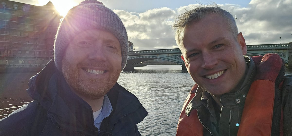 Conor McKinney (@wildlifeni) on Twitter photo On the Lagan with <a href="/barrabest/">Barra Best</a> today telling the story of the return of Belfast's starling murmuration at Albert Bridge.
You'll see more of us on Barra’s Return of the Wild. On the Lagan with <a href="/barrabest/">Barra Best</a> today telling the story of the return of Belfast's starling murmuration at Albert Bridge.
You'll see more of us on Barra’s Return of the Wild.