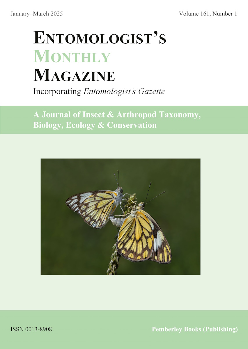 Entomologist's Monthly Magazine tweet media
