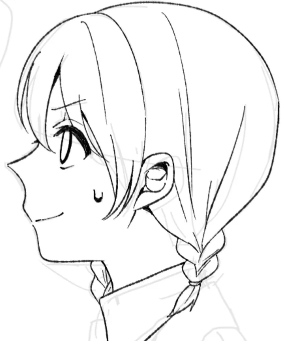 私のフォロワーさんならきっと、私が今何監を描いてるかが分かるかもしれない(らくがきである)(明日夜とかに上げる) 