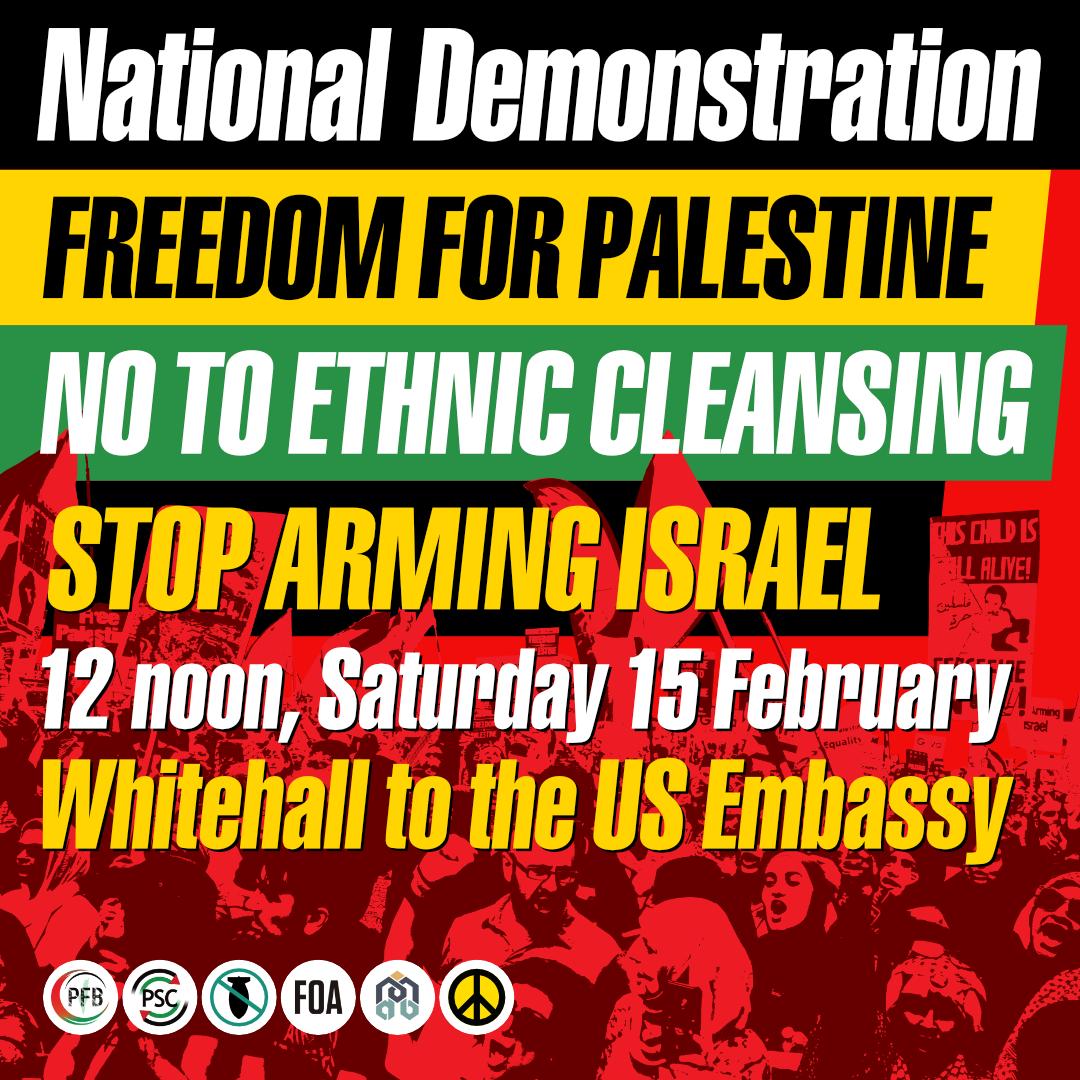 🚍 🇵🇸 Coaches for National March for Palestine 

🚌 🚌 🚌 Lots more booked. Check our event page and reserve a place today 🔽

stopwar.org.uk/events/nationa…

#All2London15Feb