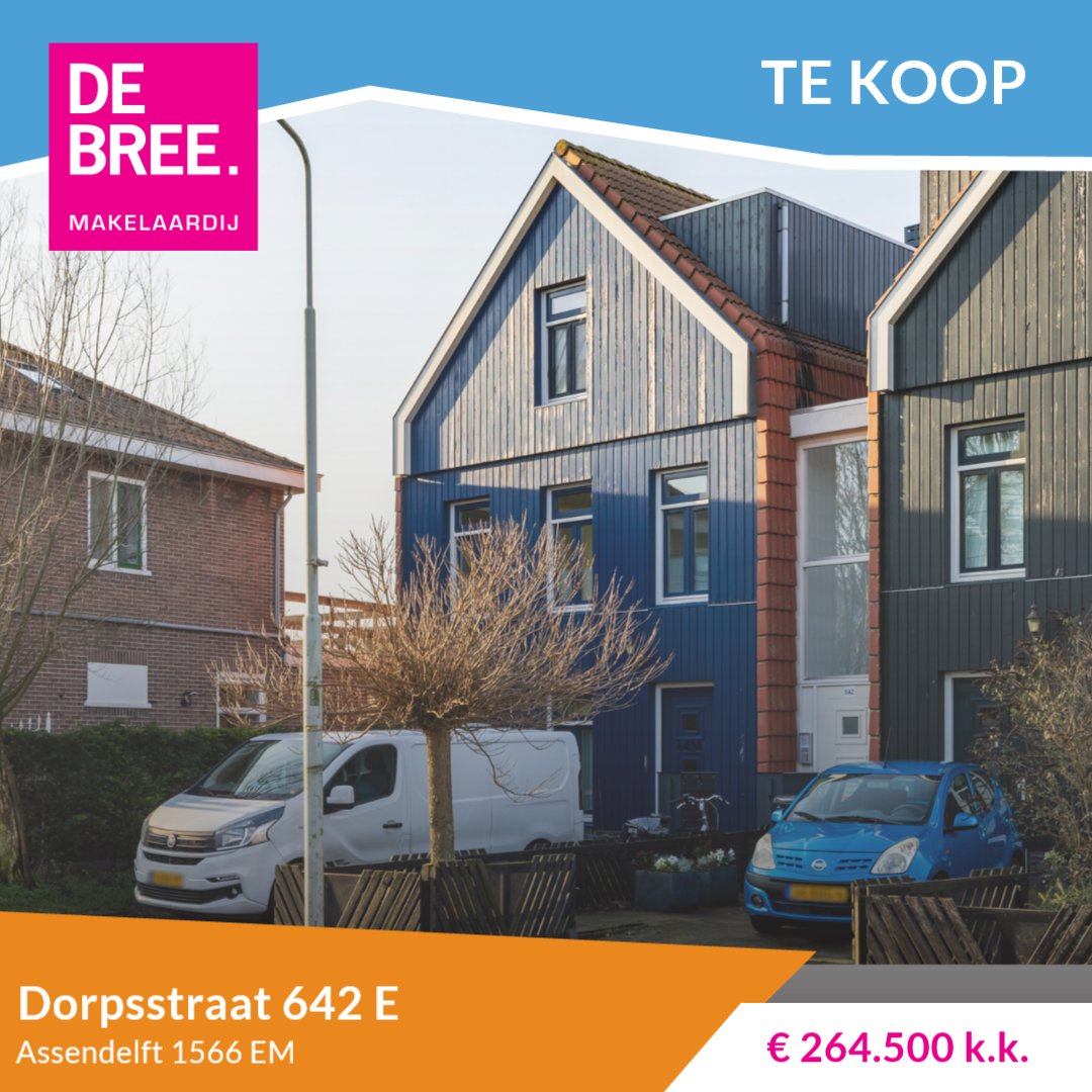 dbMakelaardij's tweet photo. MOOI, INSTAPKLAAR EN ENERGIEZUINIG 2-kamer appartement met eigen parkeerplaats en berging op een fantastische locatie! 

 https://t.co/eEWL5USnKm #deBreeMakelaardijZaanstad #TeKoop #Assendelft https://t.co/fwaQBsl9rW