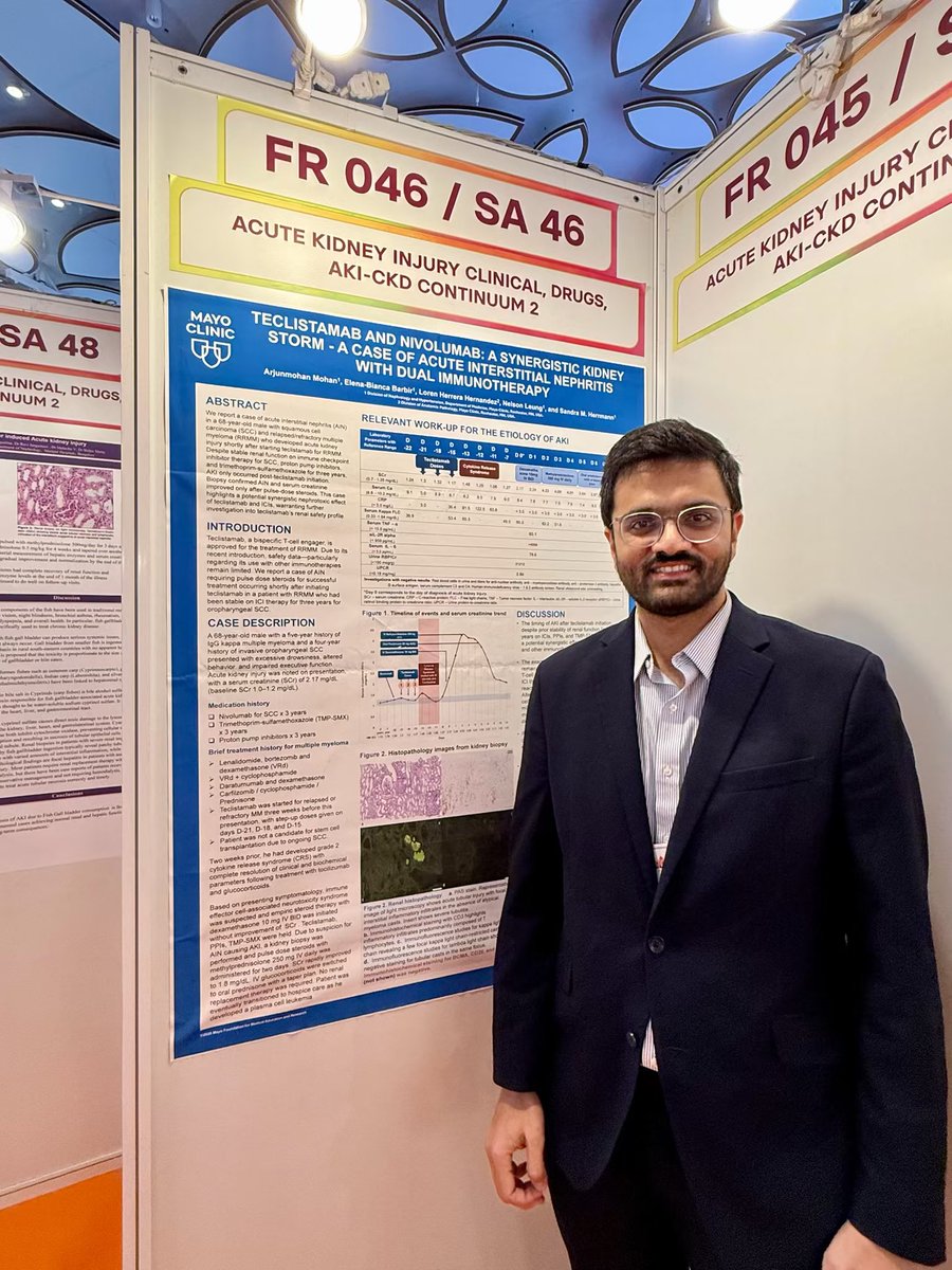 Mayo Clinic Nephrology (@mayoclinicneph) on Twitter photo Thanks π <a href="/ISNWCN/">World Congress of Nephrology</a> for wonderful meetings #ISNWCN 2025
Great opportunities for our <a href="/MayoClinic/">Mayo Clinic</a> Nephrology fellows for representing our division at the World Congress of Nephrology/WCN 2025 in New Delhi!
<a href="/NaimSIssa/">Naim Issa</a> <a href="/josearriolam/">Jose Arriola-Montenegro</a> <a href="/Arjun_Mohan1/">Arjun Mohan</a> <a href="/ISNWCN/">World Congress of Nephrology</a> <a href="/ISNkidneycare/">Int Society of Nephrology</a> Thanks π <a href="/ISNWCN/">World Congress of Nephrology</a> for wonderful meetings #ISNWCN 2025
Great opportunities for our <a href="/MayoClinic/">Mayo Clinic</a> Nephrology fellows for representing our division at the World Congress of Nephrology/WCN 2025 in New Delhi!
<a href="/NaimSIssa/">Naim Issa</a> <a href="/josearriolam/">Jose Arriola-Montenegro</a> <a href="/Arjun_Mohan1/">Arjun Mohan</a> <a href="/ISNWCN/">World Congress of Nephrology</a> <a href="/ISNkidneycare/">Int Society of Nephrology</a>