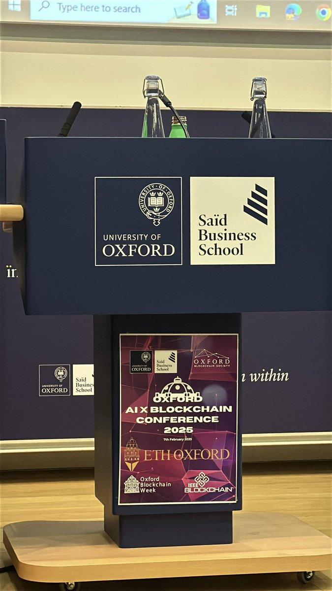Oxford Blockchain Society (University of Oxford) tweet media