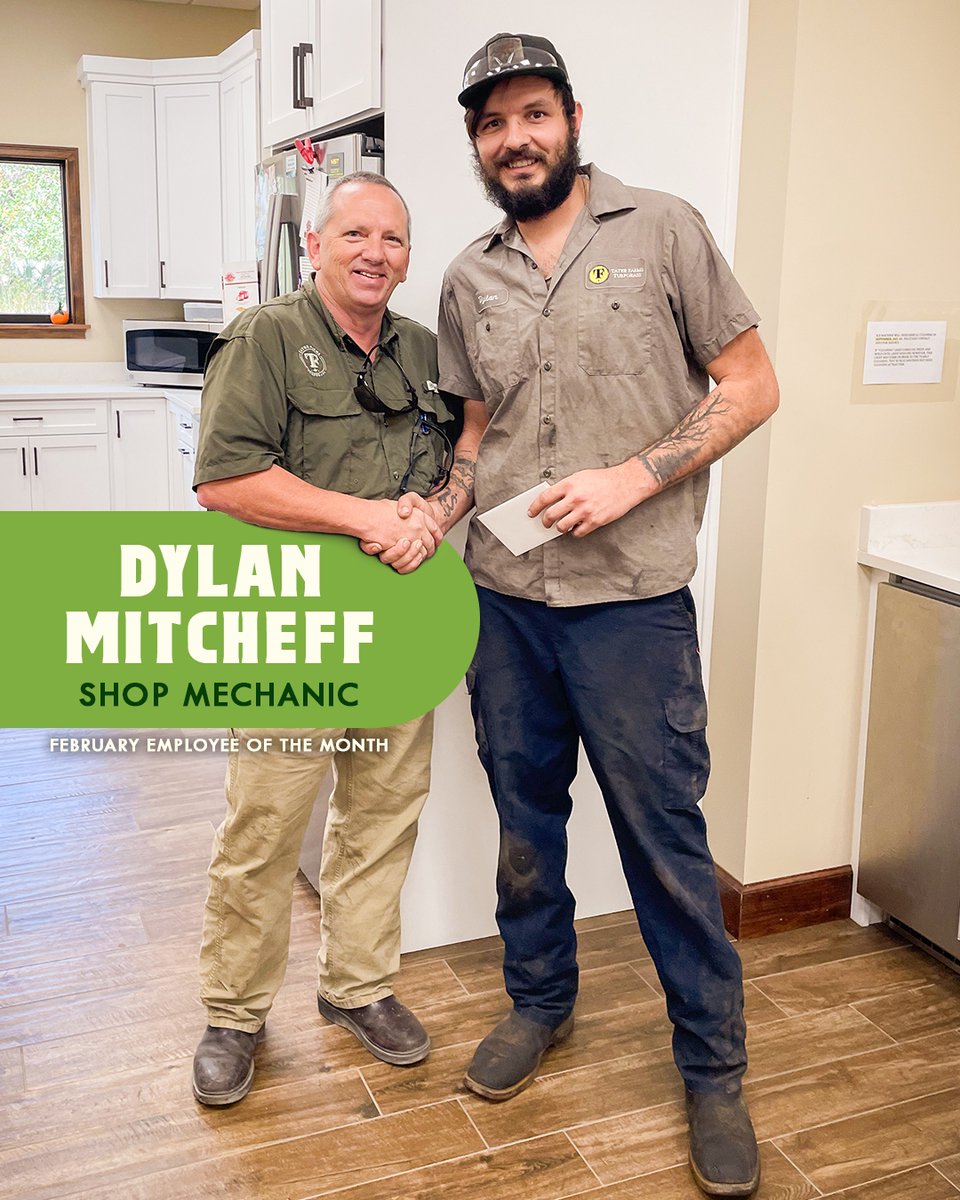 taterfarms's tweet photo. Congrats to our February #EmployeeoftheMonth – Dylan! 🏆👏 Dylan goes above and beyond, always ready to lend a hand. Recently, he stayed late to help a teammate’s family member with truck repairs—just one example of his dedication. Proud to have him on #TeamTater! #taterfarms https://t.co/XCbVkg71c0