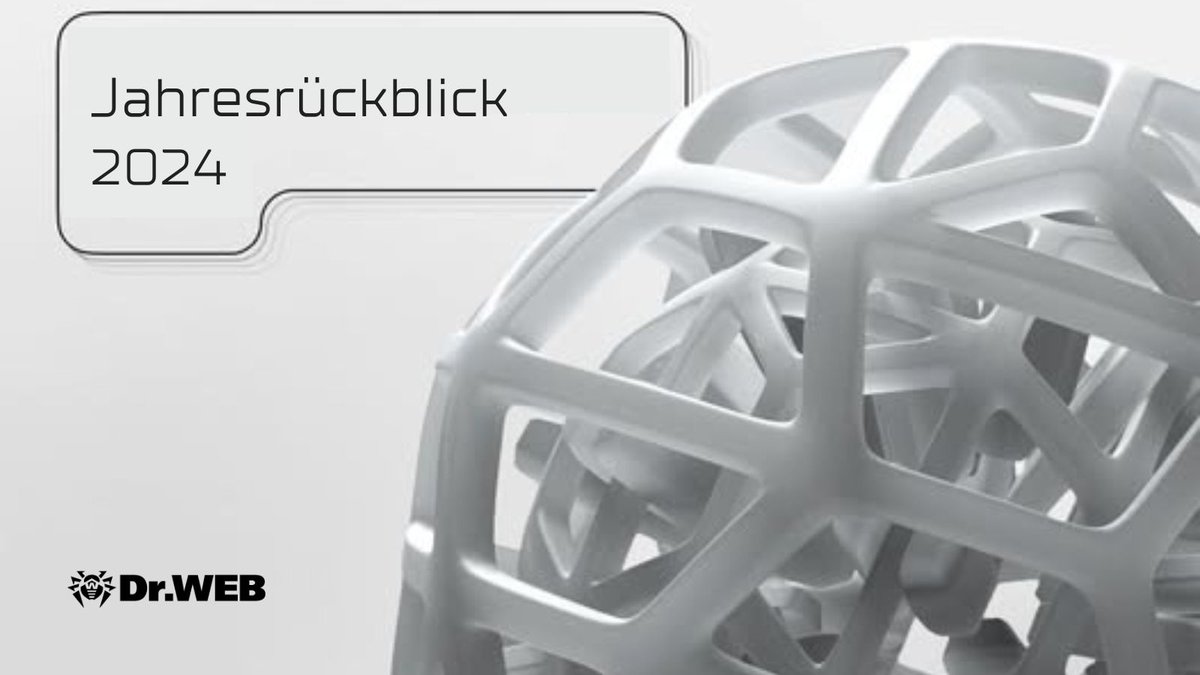 DrWebGermany's tweet photo. 🛡️ Cyberbedrohungen 2024: Doctor Web blickt zurück!

🔴Zunahme von AutoIt-Malware &amp; Phishing
🔴Banking-Trojaner &amp; Adware auf Google Play
🔴Gezielte Cyberangriffe &amp; Infektionen von Set-Top-Boxen

🔗Alle Infos: https://t.co/0ARZog2KSU

#CyberSecurity #DrWeb #Malware #ITSecurity https://t.co/FSM3QjysQf