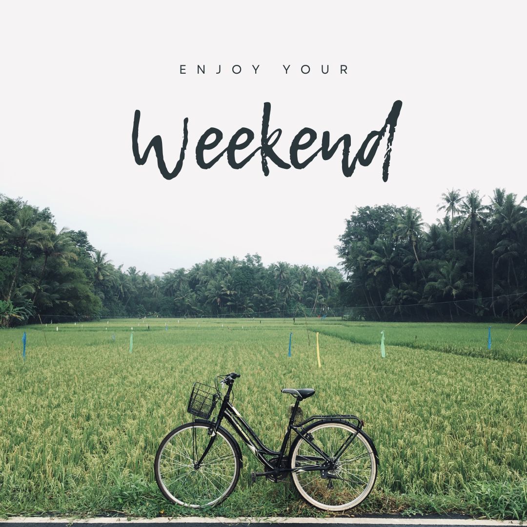 Fill in the blank: My ideal weekend looks like ________. What’s yours? 🌞