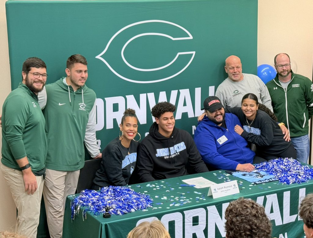 Terry J. Dade (@tdade) on Twitter photo “I am a better person than I am a football player.” Such a fitting quote from Isaiah Reynoso as we celebrate his signing day to play football at John’s Hopkins! ❤️🐉 <a href="/cornwallcsd/">Cornwall CSD</a> <a href="/CwallFootball/">Cornwall Football</a> <a href="/CWallDragons/">Cornwall Dragons</a> “I am a better person than I am a football player.” Such a fitting quote from Isaiah Reynoso as we celebrate his signing day to play football at John’s Hopkins! ❤️🐉 <a href="/cornwallcsd/">Cornwall CSD</a> <a href="/CwallFootball/">Cornwall Football</a> <a href="/CWallDragons/">Cornwall Dragons</a>