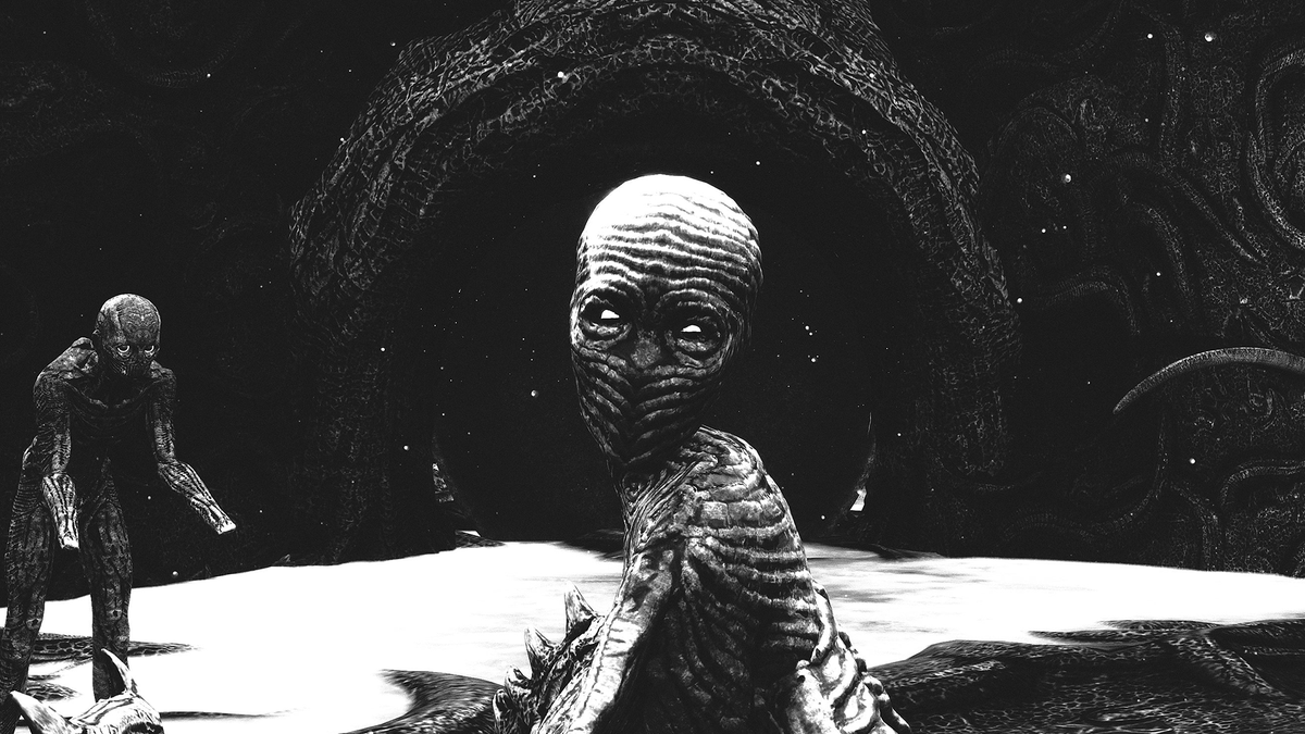 The eerie figures of The Shore pull you into a world of unspeakable horrors. Their gaze is a haunting reminder of the mysteries and terrors lurking in the shadows.

Play now: store.steampowered.com/app/1297300/Th…

#TheShore #HorrorGame #Lovecraftian #DarkFantasy #IndieGame