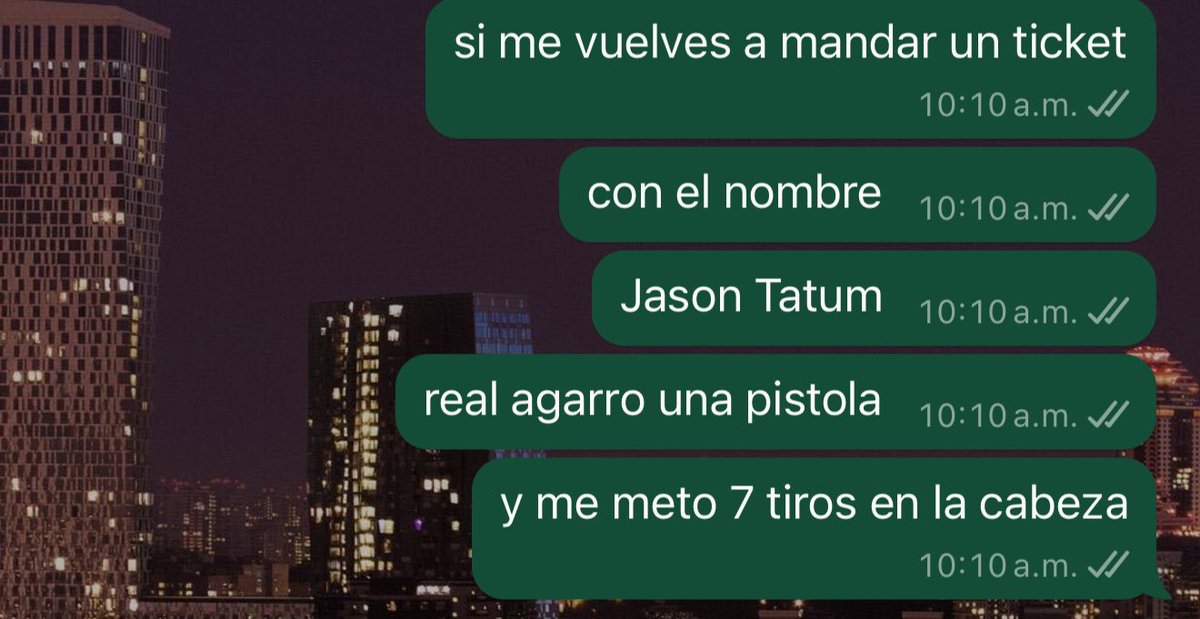 Amanecimos bravos 

Buenos días