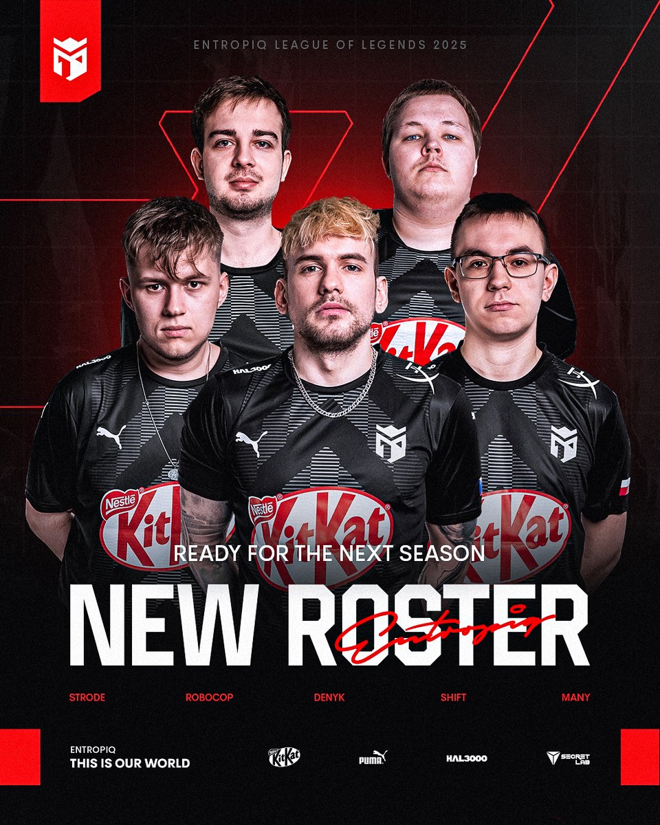 We've been quiet for a while, but it's time to show who's the king of LoL again! 😎
New season, new jungler, new coach, but the same goal.
We're going for another title!
🟢⚫ This is our world ⚫🟢