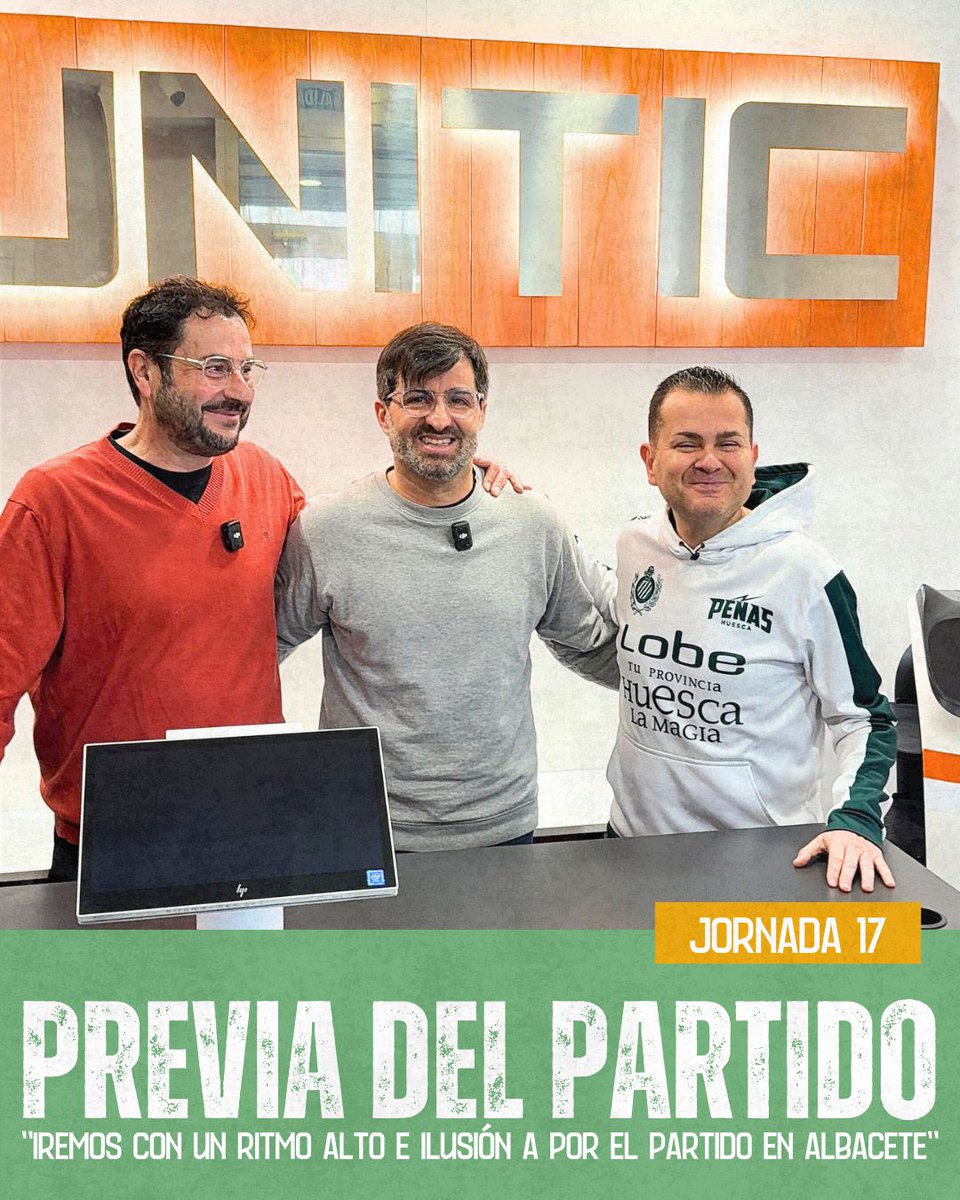 🏀Jornada 1️⃣7️⃣🏀
Bueno Arenas Albacete Basket🆚Lobe Huesca La Magia. 
📅Sábado 8 Febrero.
⏰19.30 h.
📍Pabellón del Parque Albacete.
🗣️Fernando Lascorz: "Plantilla cerrada y compensada"

✍🏻Lee la previa👇🏻👇🏻
cbphuesca.com/plantilla-cerr…