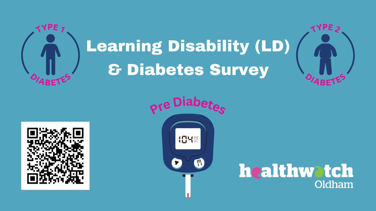 🗣️ Speak Up!

We're asking people with LD, their families, carers, and support workers: How can diabetes support be improved? 

Share what's working and what could be better in our quick survey.

📋 healthwatcholdham.co.uk/news/2024-12-0…
☎️ Need help? Call 0161 622 5700.