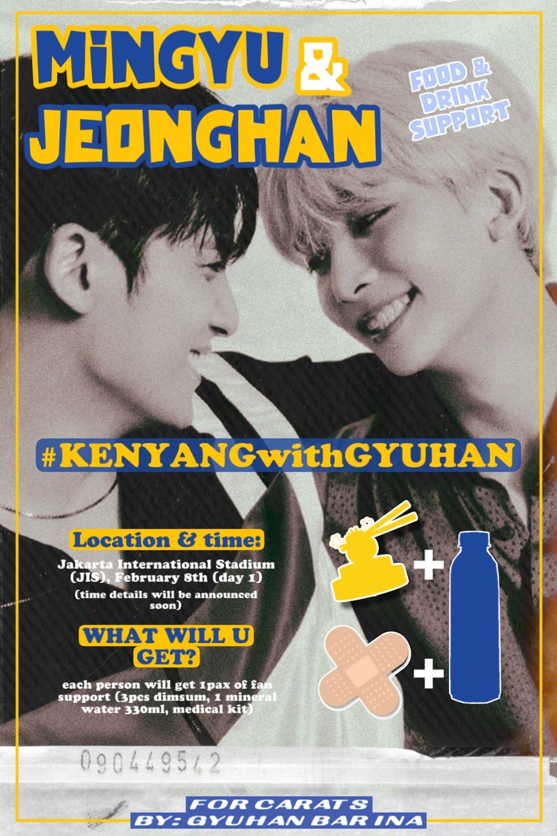 SOLALUNA_MJJ's tweet image. Dear CARATS,

Join Us 
#KENYANGwithGYUHAN 
on
Saturday, Feb 8th 2025 at JIS

Yuk jangan lupa merapat di Fan Support Corner!! 

RTs are appreciated
📍 BMW Park Area, 9.30- 11.00 WIB
(There will be Gyuhan Flags for easier spotting)

#SVT_RIGHT_HERE_IN_JAKARTA